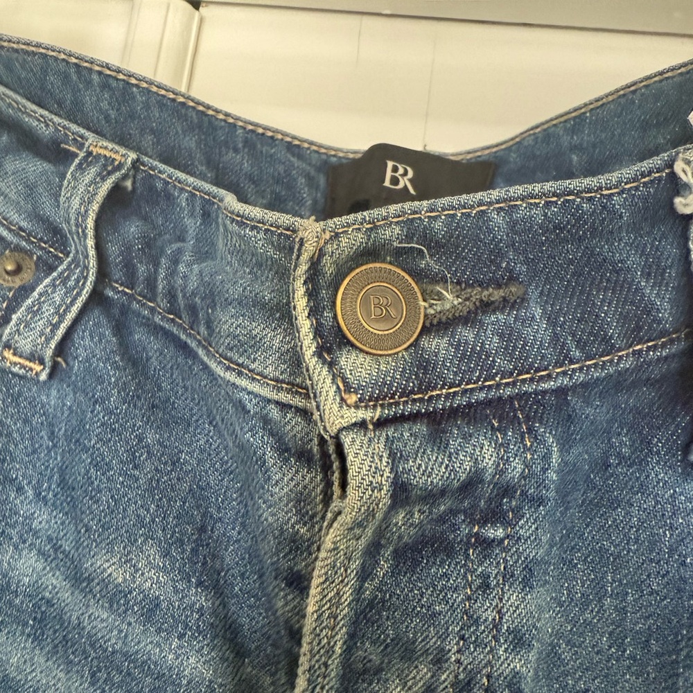 Banana Republic High Rise Straight Blue Denim Jeans - Picture 3 of 9